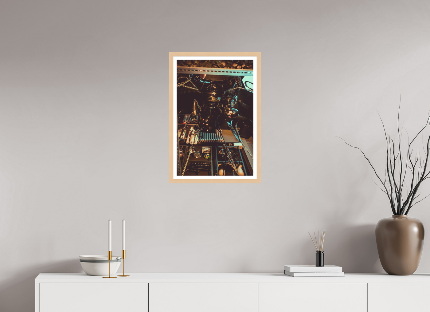 40 x 60 cm, Framed Photo print on aluminum Dibond Maple Nature Untitled 7