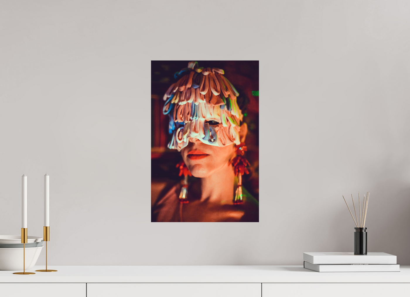 30 x 45 cm, No Frame Fuji Cristal Archive Silk The Textile Visage