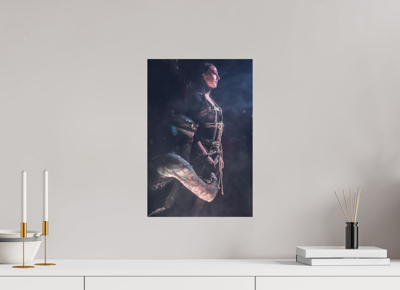30 x 45 cm, No Frame Fuji Cristal Archive Silk Ritual of Jute