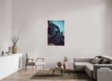 80 x 120 cm, Framed Photo print on aluminum Dibond Maple Nature 5