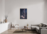 80 x 120 cm, Framed Photo print on aluminum Dibond Maple Nature Ritual of Jute
