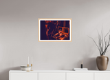 60 x 40 cm, Framed Photo print on aluminum Dibond Maple Nature 2
