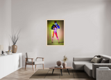 80 x 120 cm, Framed Photo print on aluminum Dibond Maple Nature Camp Champion