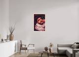 60 x 90 cm, Framed Photo print on aluminum Dibond Maple Nature The Golden Tear