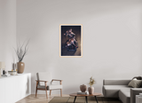 60 x 90 cm, Framed Photo print on aluminum Dibond Maple Nature Throne of Command