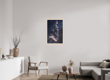 60 x 90 cm, Framed Photo print on aluminum Dibond Maple Nature Ritual of Jute