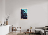 60 x 90 cm, Framed Photo print on aluminum Dibond Maple Nature 5