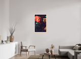 60 x 90 cm, Framed Photo print on aluminum Dibond Maple Nature The Crimson Veil