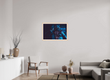 90 x 60 cm, Framed Photo print on aluminum Dibond Maple Nature Silent Sovereignty