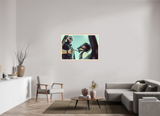 120 x 80 cm, Framed Fuji Crystal DP II Silk Maple Nature Steel & Sovereignty