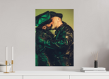 40 x 60 cm, No Frame Fuji Cristal Archive Silk Emerald Leather