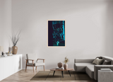 80 x 120 cm, Framed Photo print on aluminum Dibond Maple Nature 3