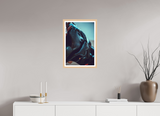 40 x 60 cm, Framed Photo print on aluminum Dibond Maple Nature 5