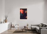 80 x 120 cm, Framed Photo print on aluminum Dibond Maple Nature The Crimson Veil