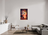 80 x 120 cm, Framed Photo print on aluminum Dibond Maple Nature The Textile Visage
