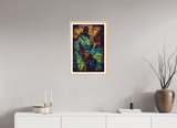 40 x 60 cm, Framed Photo print on aluminum Dibond Maple Nature 4