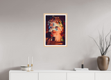 40 x 60 cm, Framed Photo print on aluminum Dibond Maple Nature The Textile Visage