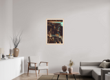 60 x 90 cm, Framed Photo print on aluminum Dibond Maple Nature Untitled 7