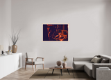 120 x 80 cm, Framed Photo print on aluminum Dibond Maple Nature 2