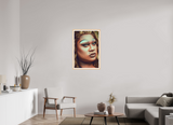 60 x 90 cm, Framed Photo print on aluminum Dibond Maple Nature The Unflinching Gaze