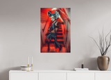 60 x 90 cm, No Frame Fuji Cristal Archive Silk Gridlock on the Stairs