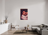 80 x 120 cm, Framed Photo print on aluminum Dibond Maple Nature The Golden Tear